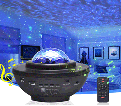 Remote Controlled Galaxy Projector + Remote Controlled Sunset Lamp Bundle