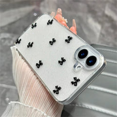 Aesthetic Black Bow Phone Case
