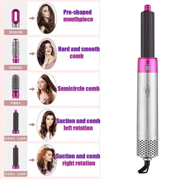 8 IN 1 HAIR DRYER ELECTRIC HAIR COMB NEGATIVE IONS BLOW DRYER COMB HAIRDRYER HAIR BLOWER BRUSH SALON DRYERS