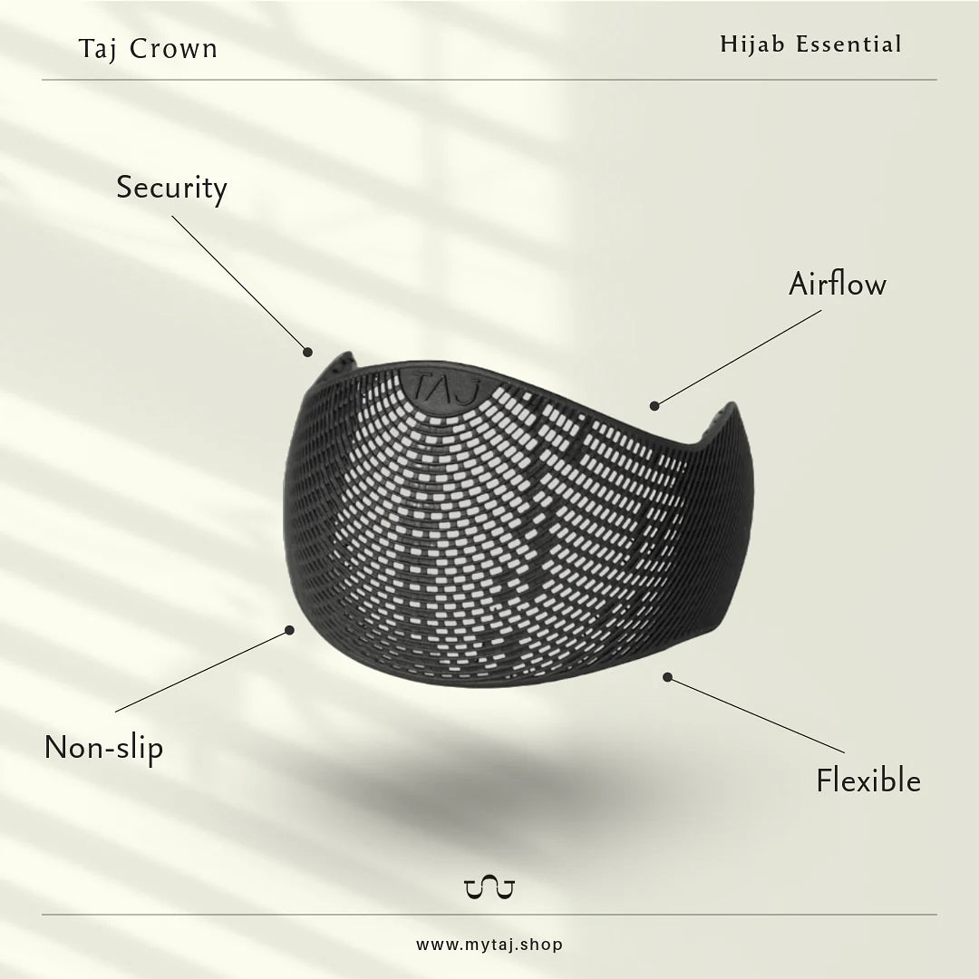 Taj Hijab Crown (Silicon)