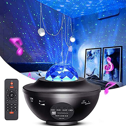 Starry Moon Galaxy Projector Light