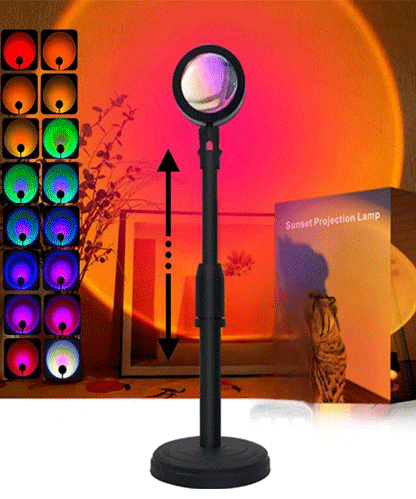 16 COLORS SUNSET PROJECTION LAMP REMOTE CONTROL