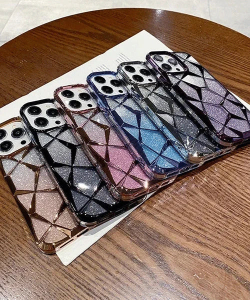 2in1 3D Diamond Shimmer Case for iPhone
