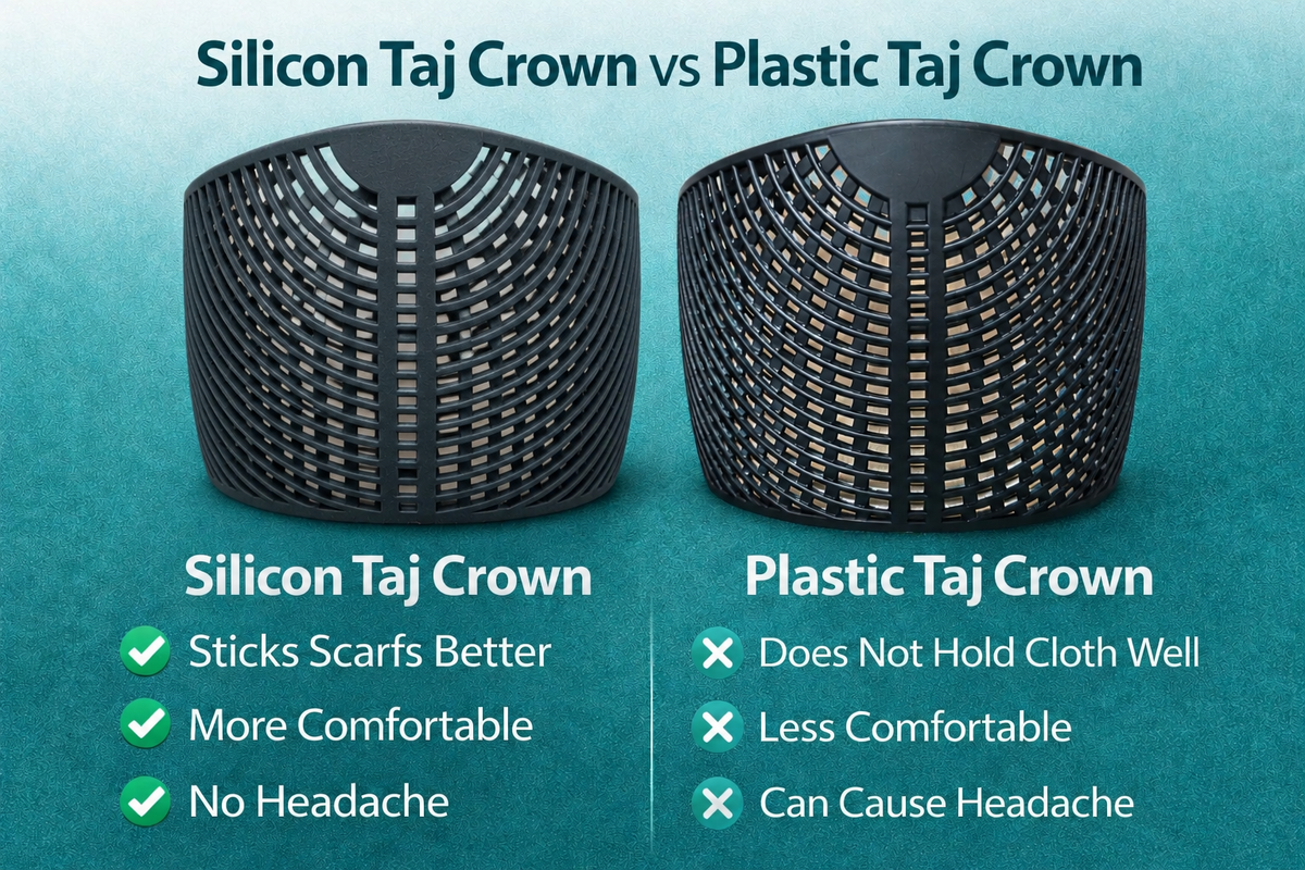 Taj Hijab Crown (Silicon)