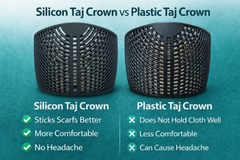 Taj Hijab Crown (Silicon)