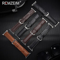 Simple Leather Straps For 42-44-45 & 49mm