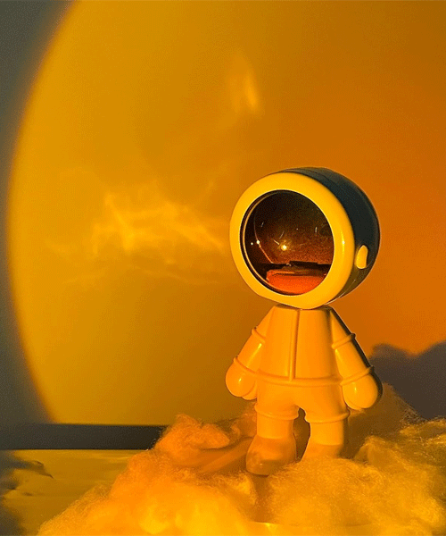 Cute Astronaut Sunset Lamp